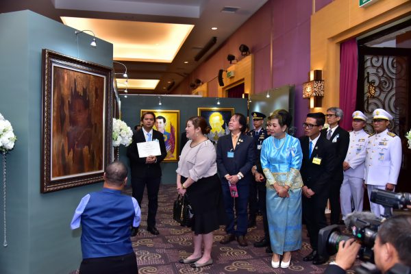 พระเจ้าวรวงศ์เธอ พระองค์เจ้าสิริภาจุฑาภรณ์ เสด็จเป็นประธานเปิดนิทรรศการศิลปะสืบสานพระราชปณิธาน 62