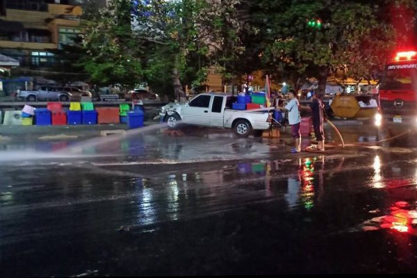 หน่วยงานต่างๆ ในจังหวัดนครปฐม ร่วมป้องกันและแก้ไขปัญหาสถานการณ์ฝุ่นละอองขนาดเล็ก PM 2.5