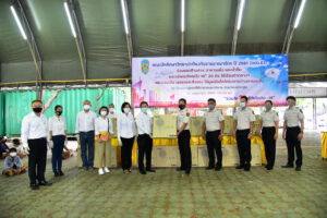 คณะนักศึกษาวิทยาลัยป้องกันราชอาณาจักร ปี 2561 จัดกิจกรรมส่งกำลังใจให้ชุมชน สู้ภัย COVID-19