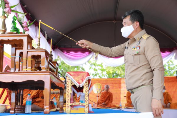 อธิบดี พช. เป็นประธานพิธีทำบุญเพื่อความเป็นสิริมงคล อาคารศูนย์การเรียนรู้การพัฒนาอาชีพอย่างยั่งยืนในพระราชดำริ